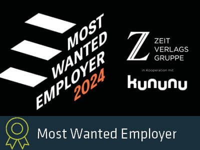 invenio erhält Auszeichnung als 'Most Wanted Employer'